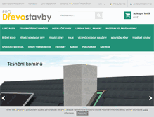 Tablet Screenshot of pro-drevostavby.cz